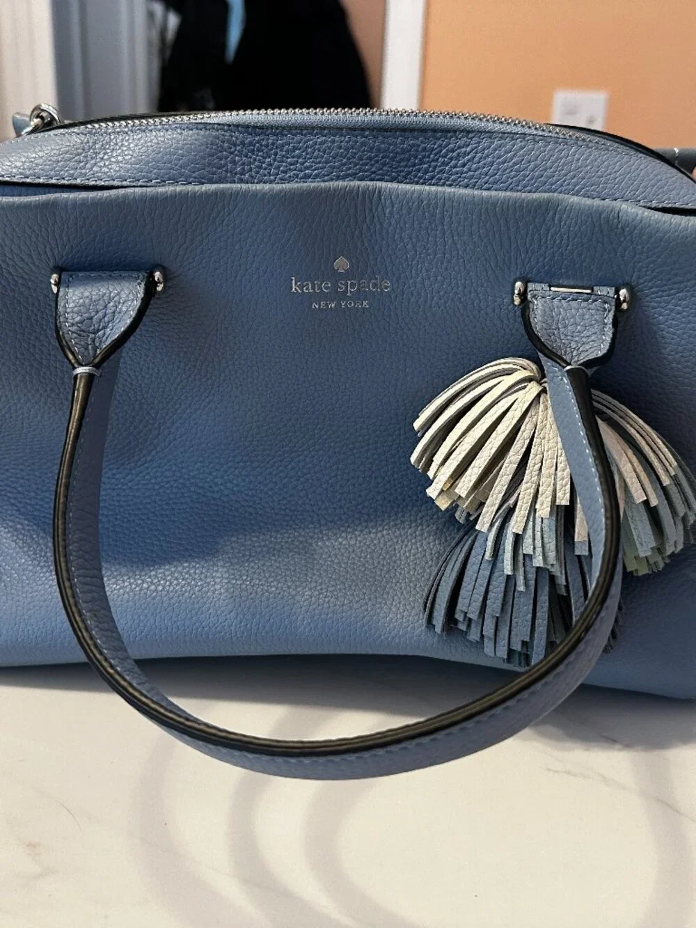 Kate Spade Palmer Drive Maryam- Large handbag- Dusty blue (used once)